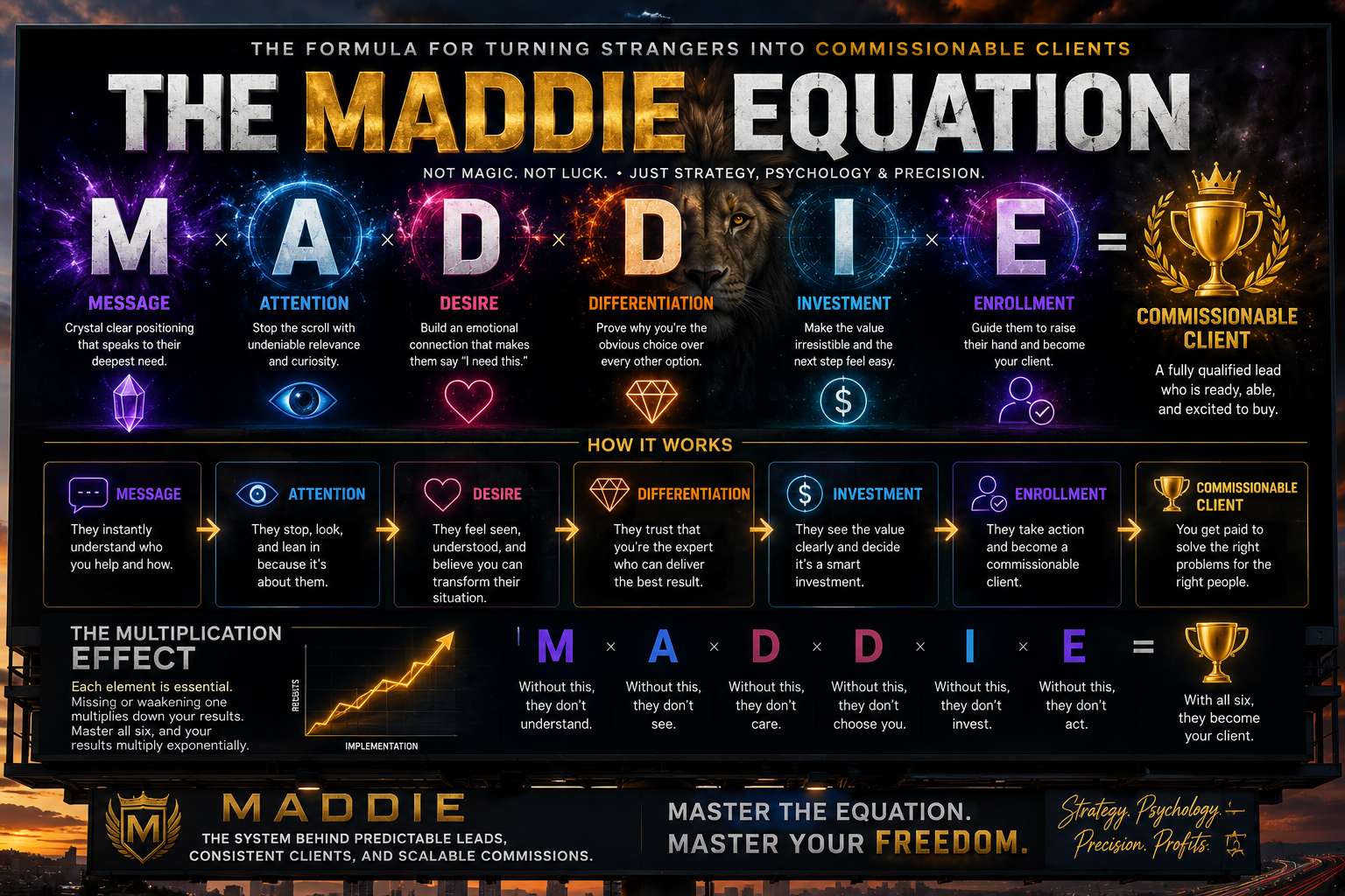 Original equation poster: The Maddie Equation billboard at dusk.png